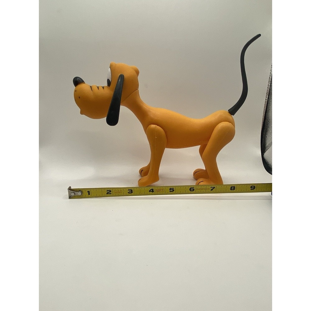 Vintage Disney Pluto Dog Plastic Toy Dakin Hong Kong. Missing Ear - Picture 10 of 11